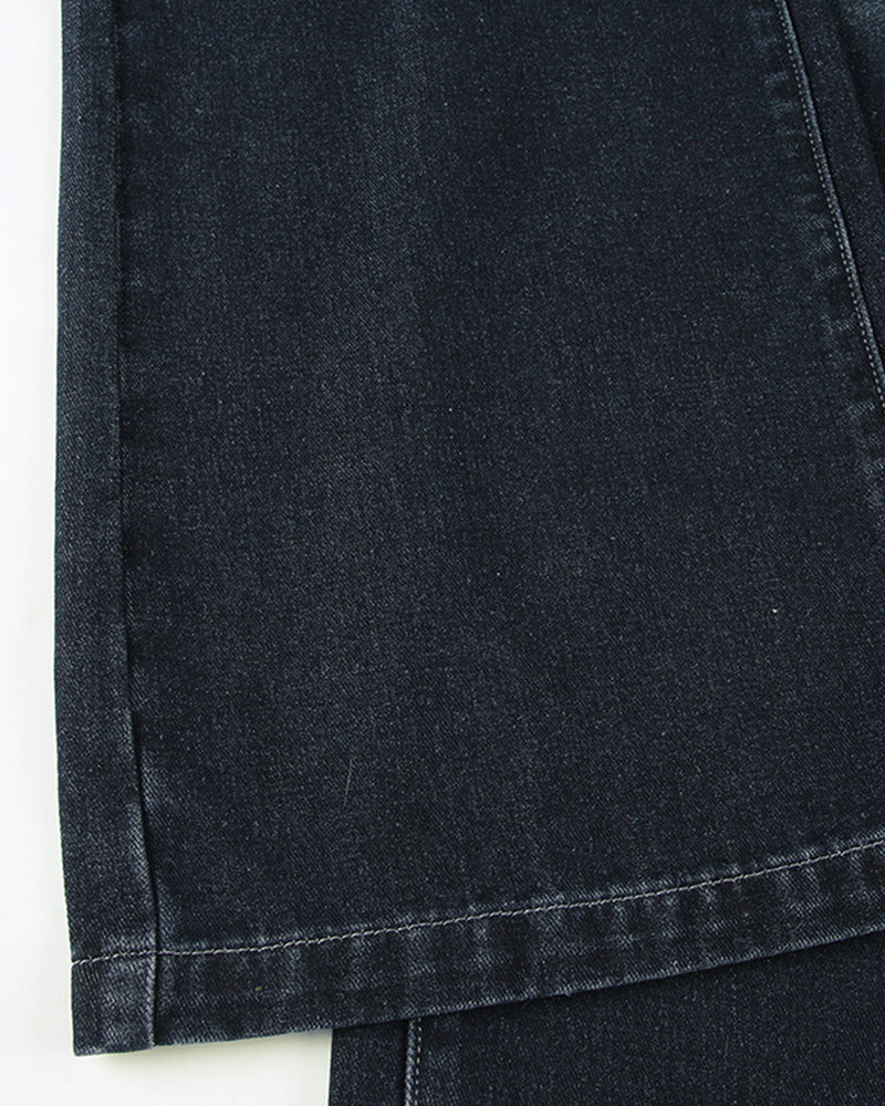 CASUAL SLIMMING LOW-RISE BAGGY JEANS