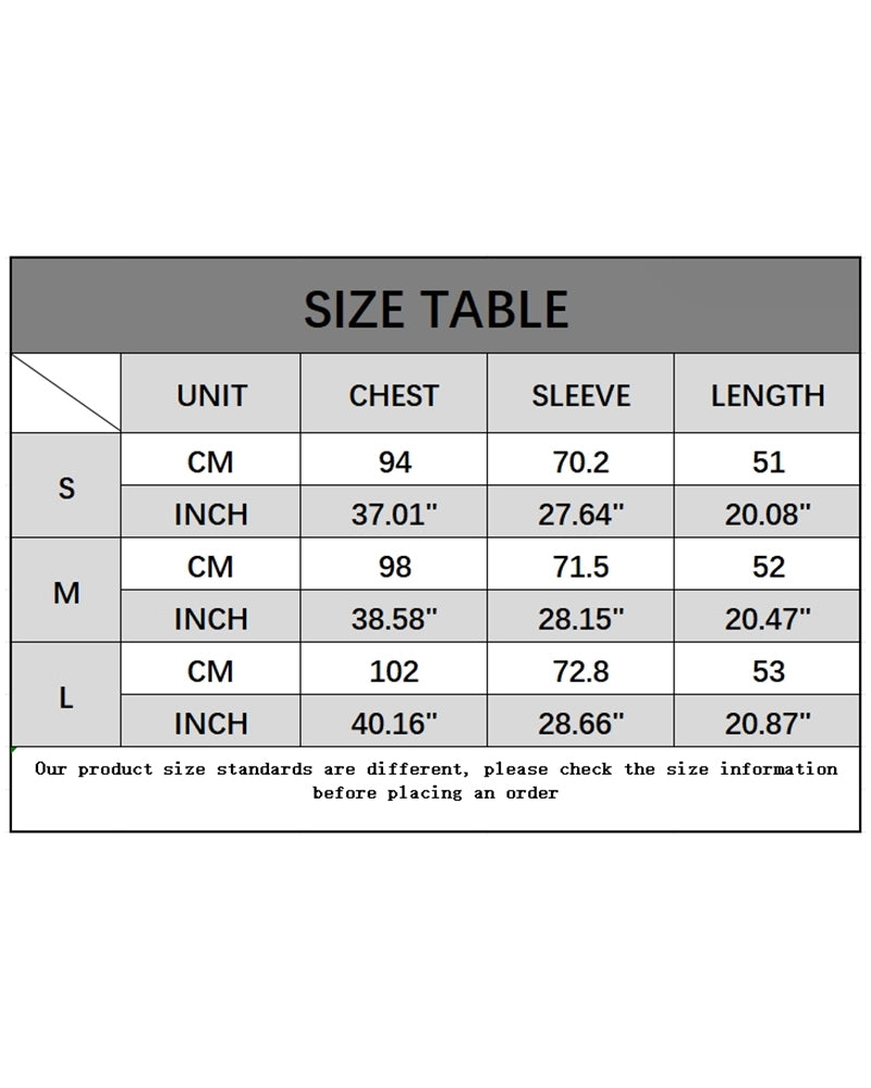 DIGITAL PRINT ZIPPER HOODIE SHORT COAT FOR WOMEN