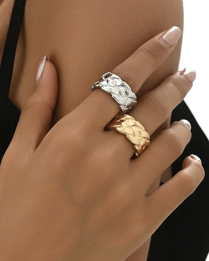CREATIVE FASHION PERSONALITY WOVEN RING