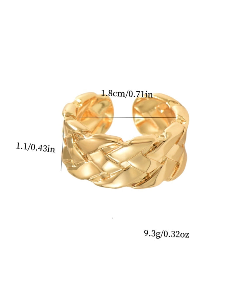 CREATIVE FASHION PERSONALITY WOVEN RING