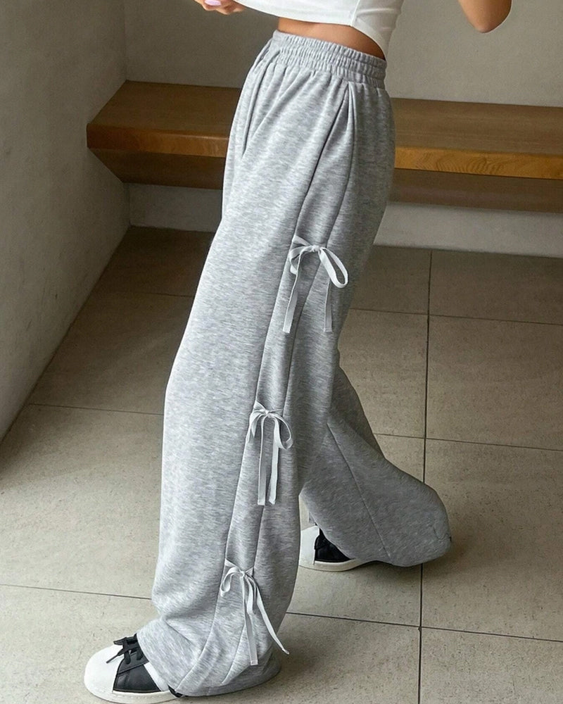 LOOSE FASHION HIGH-WAISTED LONG SKATEBOARD PANTS