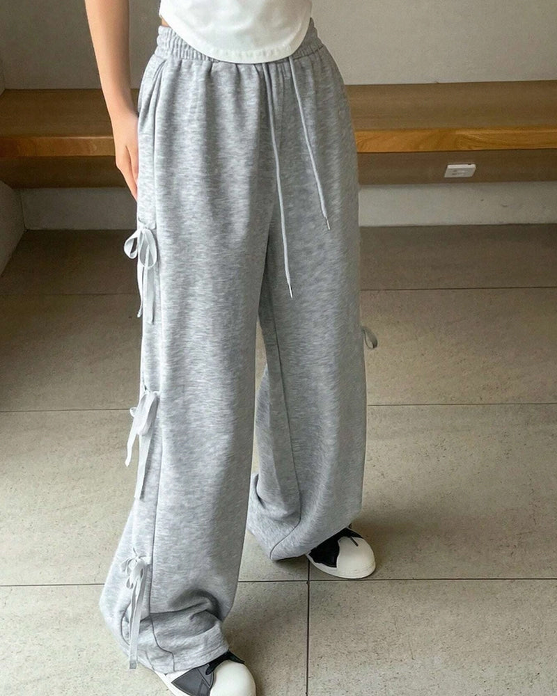 LOOSE FASHION HIGH-WAISTED LONG SKATEBOARD PANTS