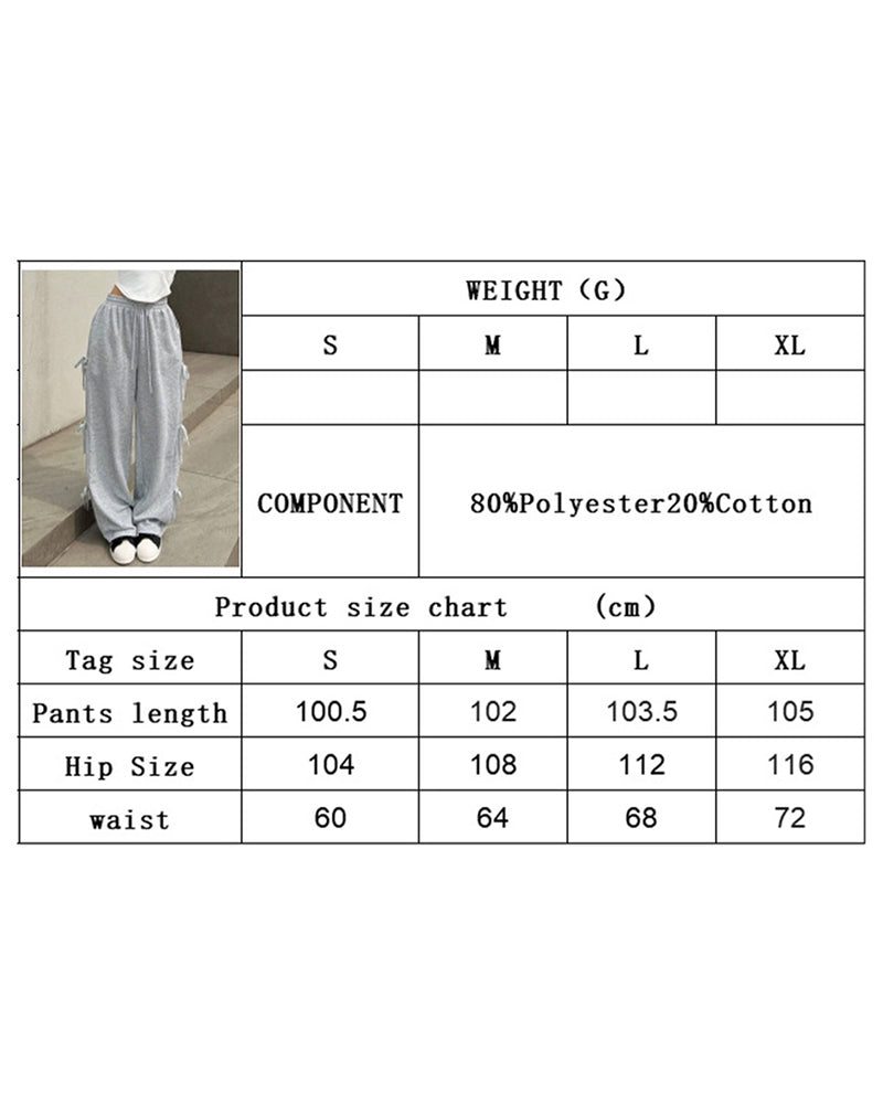 LOOSE FASHION HIGH-WAISTED LONG SKATEBOARD PANTS