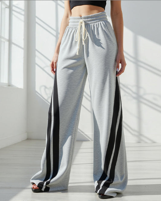 MATCHING DIAGONAL STRIPED SWEATPANTS