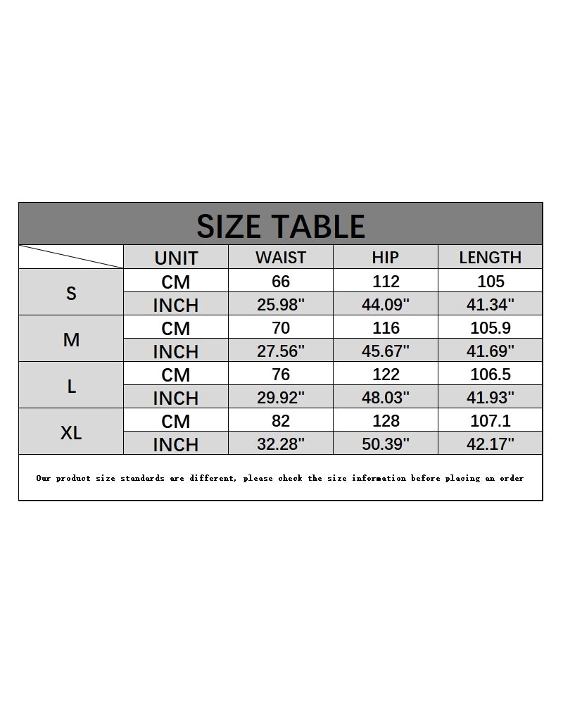 TRENDY COLORBLOCK HIGH-WAIST WIDE-LEG PANTS