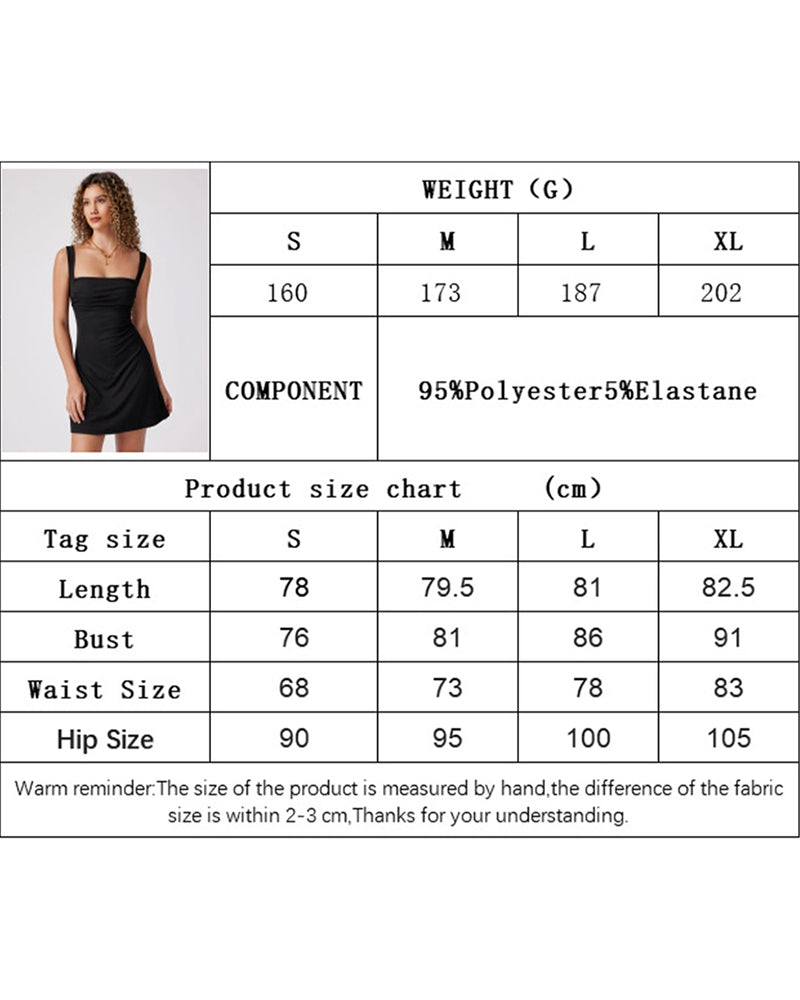 SEXY CHIC BACKLESS WAIST-CINCHING A-LINE DRESS