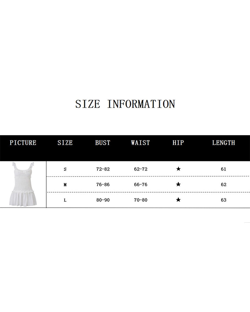 A SHORT DRESS WITH FUNGUS EDGES, STRAPPY PLEATS