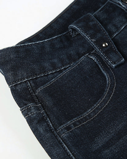 CASUAL SLIMMING LOW-RISE BAGGY JEANS