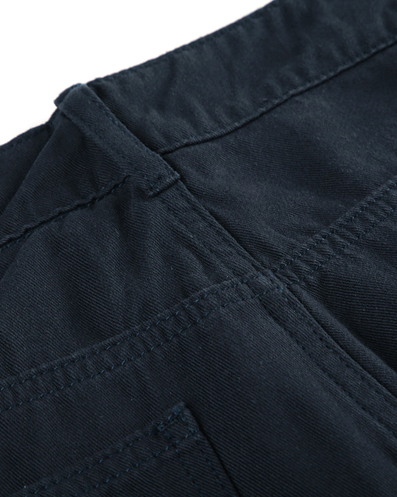 RIVET SPLIT LOW-RISE BAGGY DROP WIDE-LEG JEANS