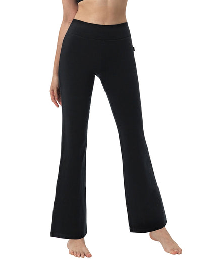 HIGH WAIST BOOTCUT YOGA PANTS_33″