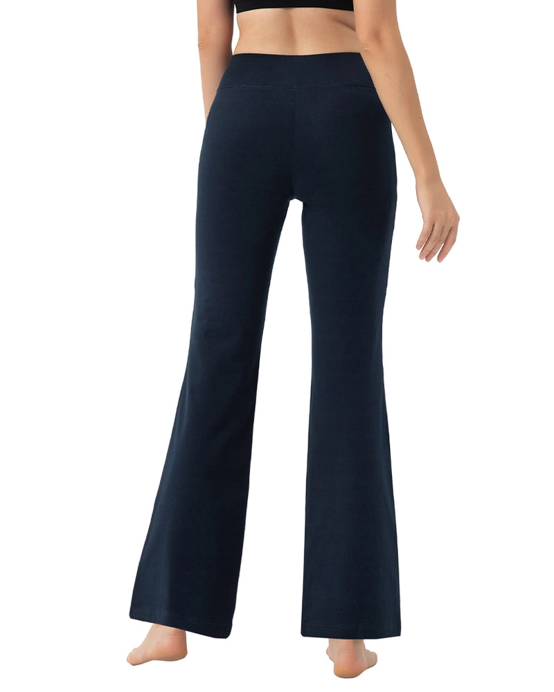 HIGH WAIST BOOTCUT YOGA PANTS_33″